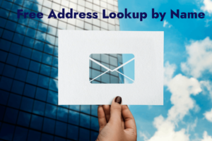 Free Address Lookup by Name