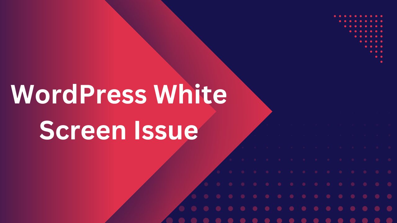 wordpress white issue
