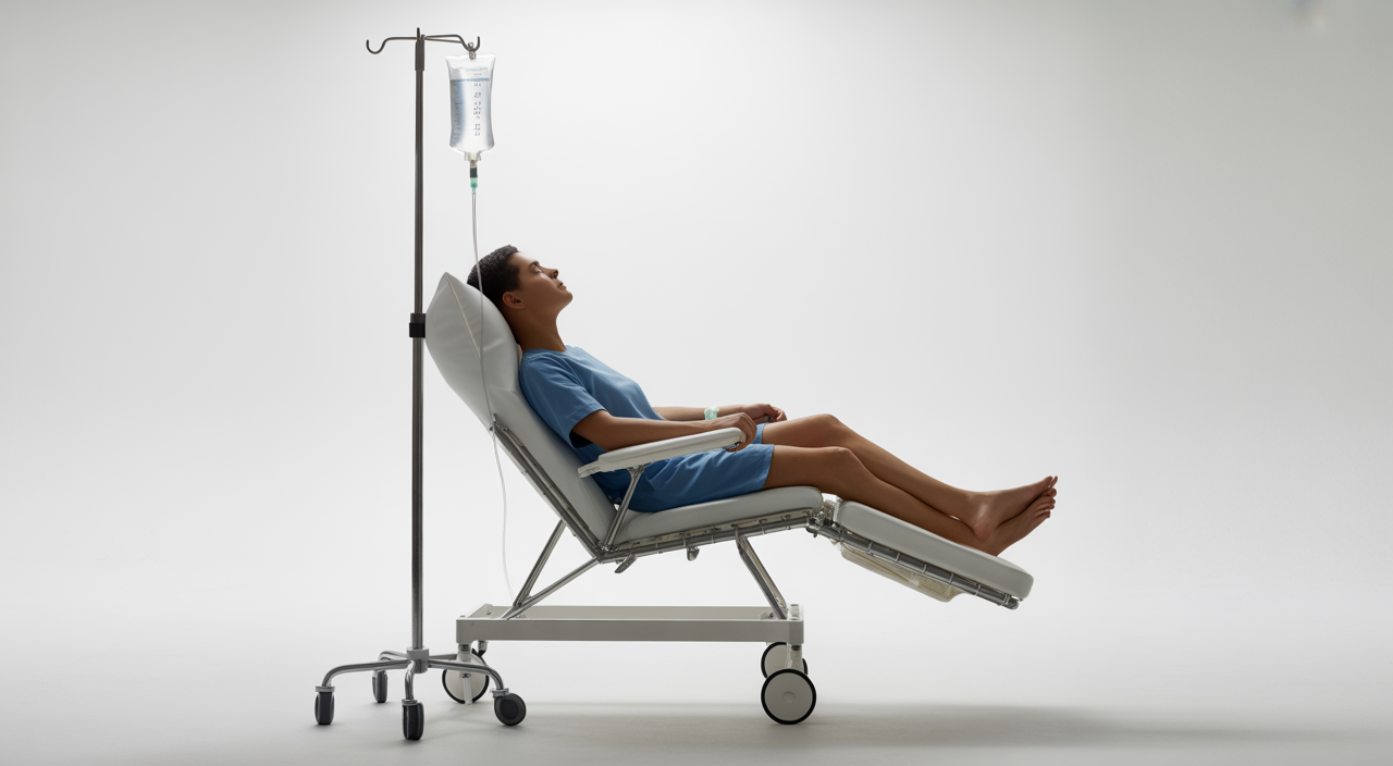 IV therapy session for health and wellness