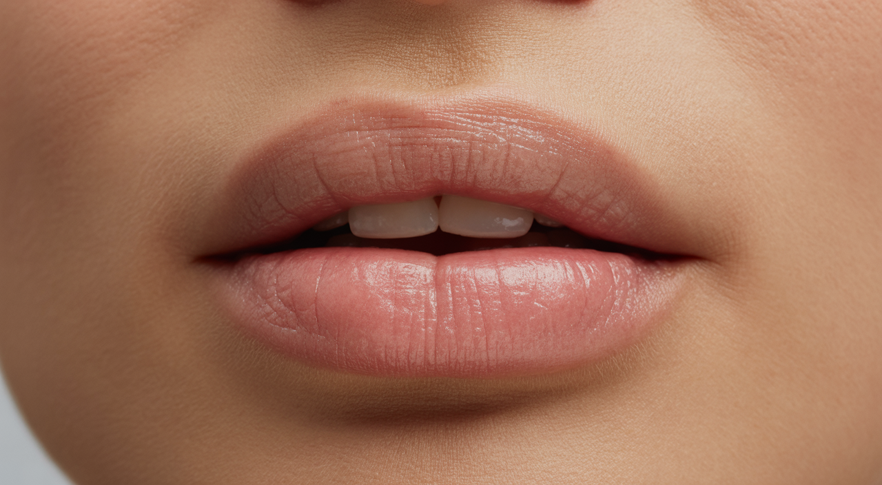 Lip filler enhancement for fuller lips