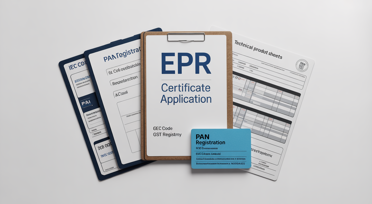 EPR certificate in import requirements for Indian electronics importers